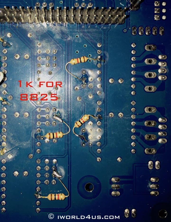 1k resistors for DRV8825