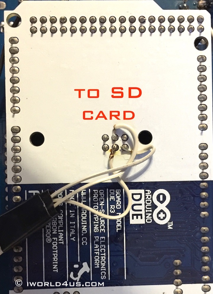 SD card slot connection to Arduino Due